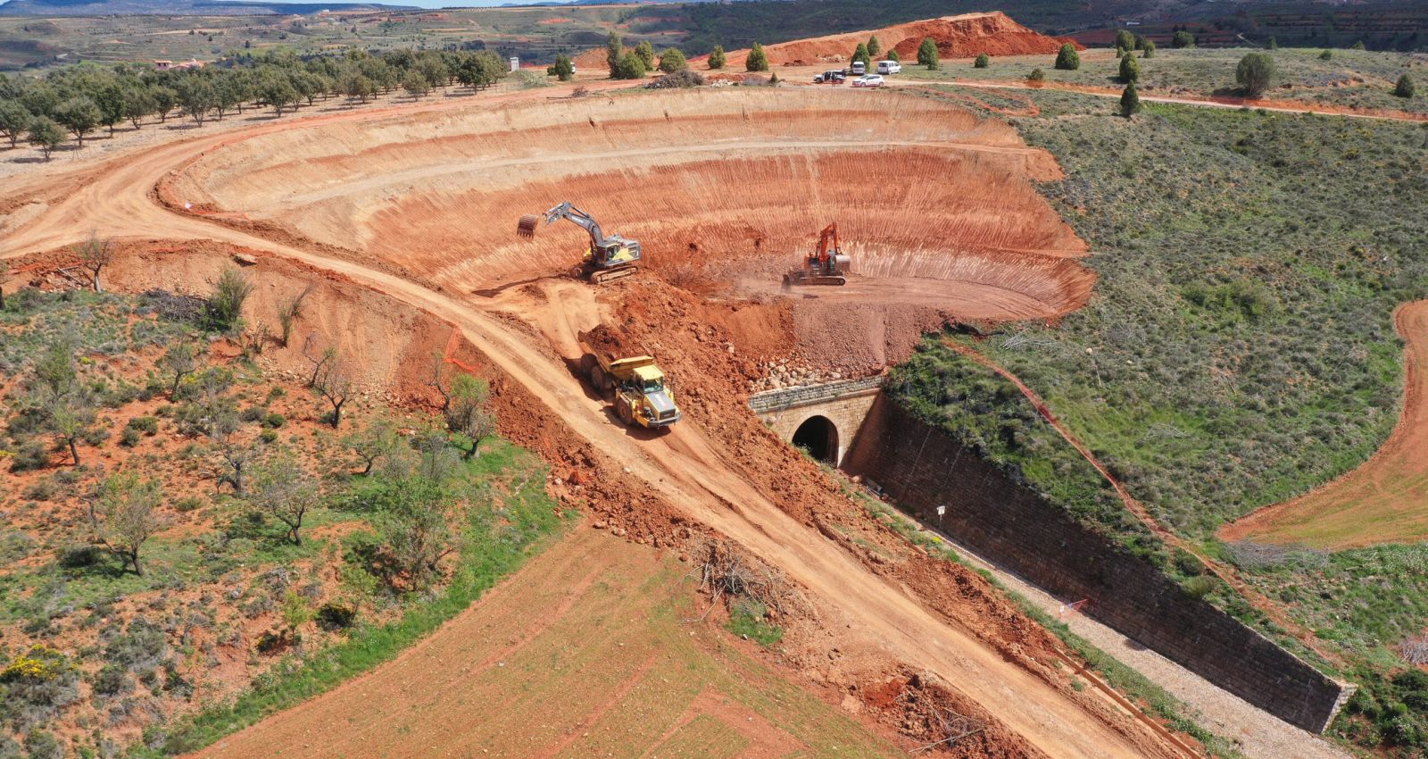 trabajo de topografía en Teruel