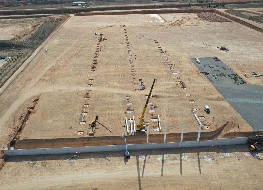 foto aérea de topografía en Teruel