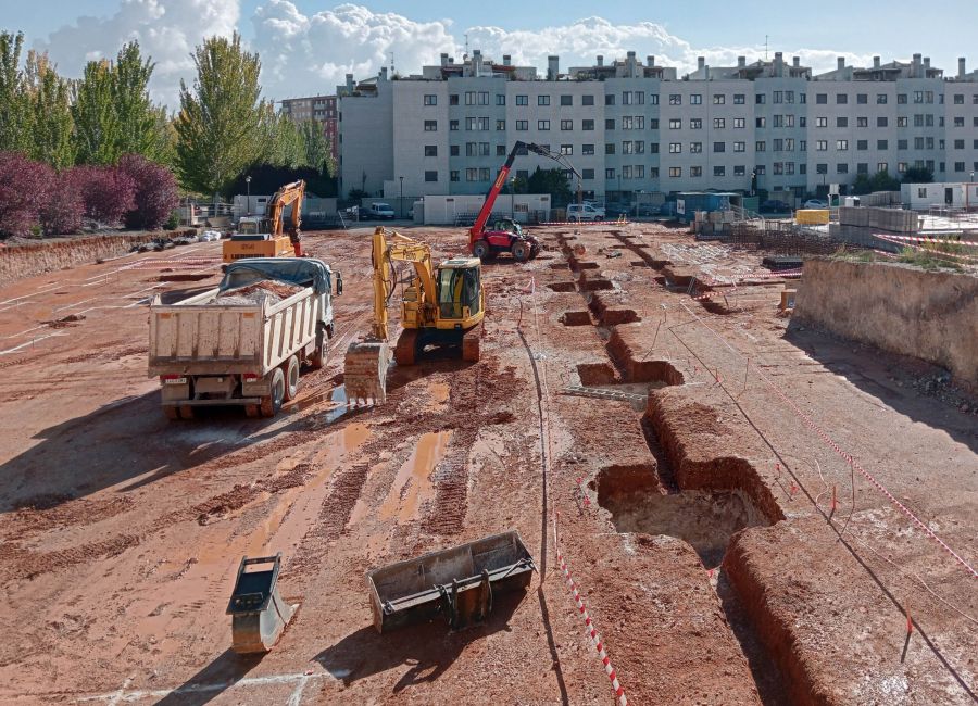foto aérea de topografía en Teruel