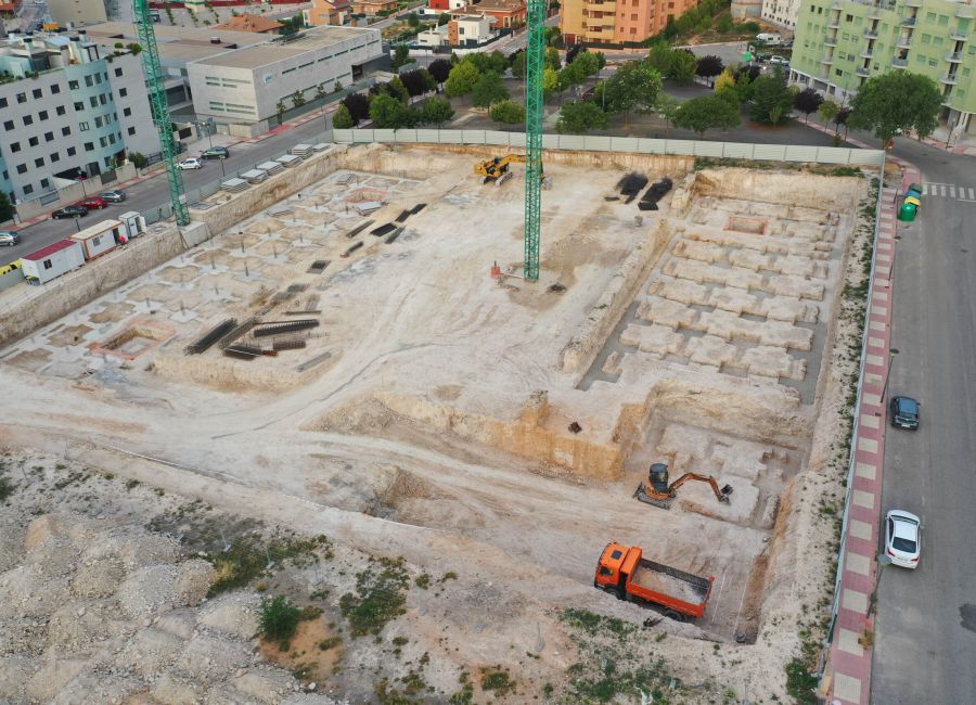 foto aérea de topografía en Teruel