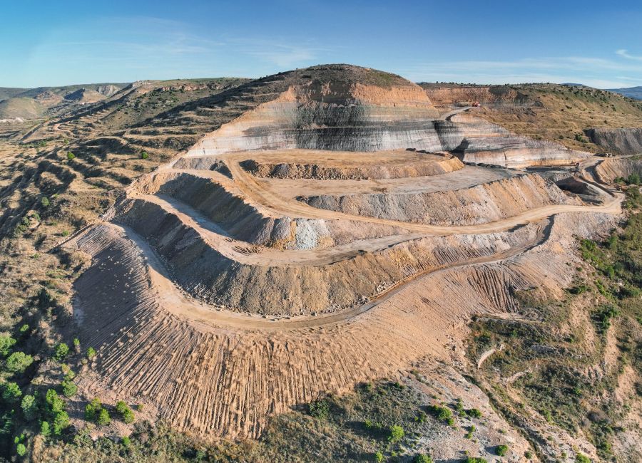 foto aérea de topografía en Teruel