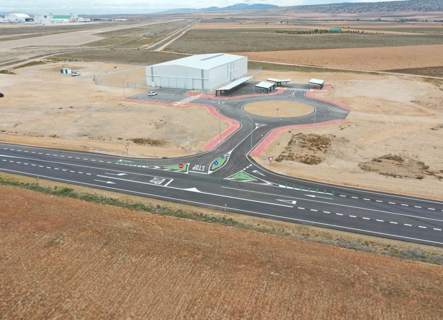 foto aérea de topografía en Teruel