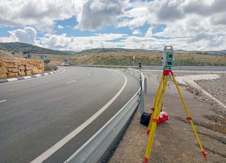 foto aérea de topografía en Teruel
